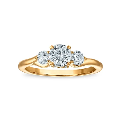 Red Hot Deal 1 CTW Lab Grown Diamond Ring in 10KT Gold