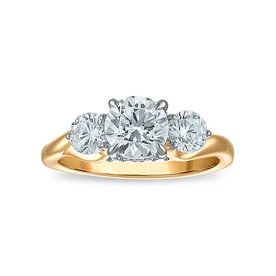 Red Hot Deal 2 CTW Lab Grown Diamond Ring in 10KT Gold