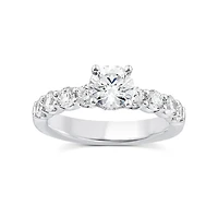 Red Hot Deal 2 CTW Lab Grown Diamond Engagement Ring in 10KT White Gold