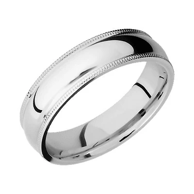 Lashbrook 10KT White Gold Band with Polished Finish