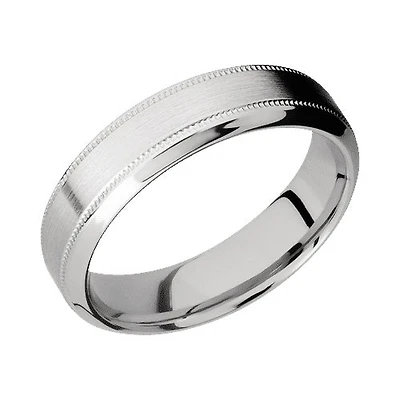 Lashbrook 10KT White Gold Band with Satin Polished Finish