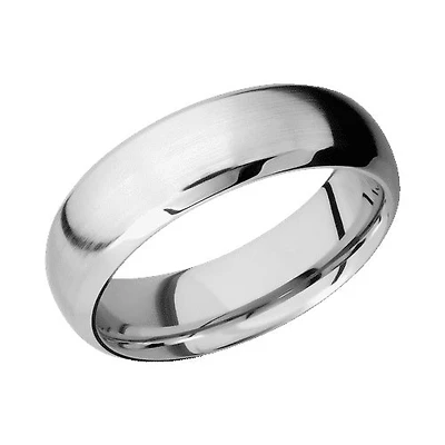 Lashbrook 10KT White Gold Band with Satin Polished Finish