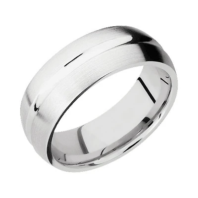 Lashbrook 10KT White Gold Band with Polish Satin Finish