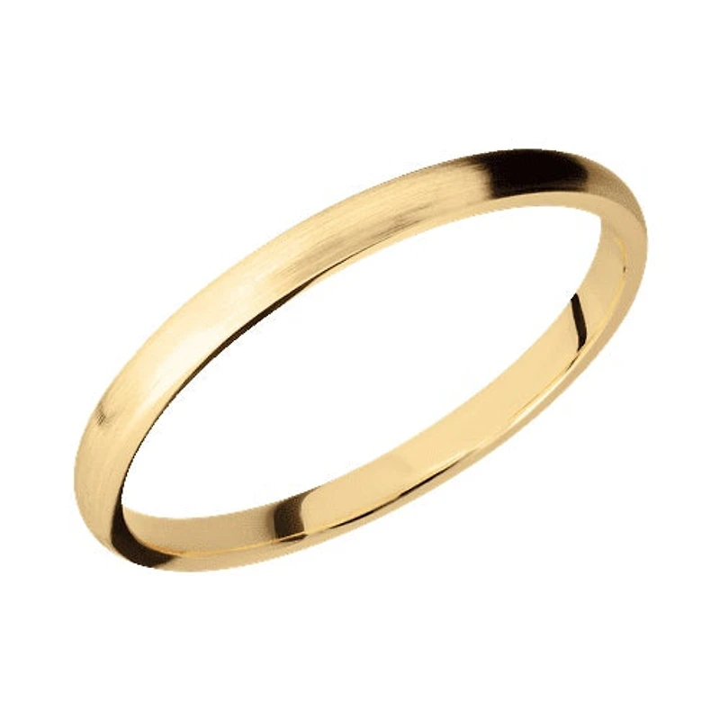 Lashbrook 10KT Yellow Gold Band with Satin Finish