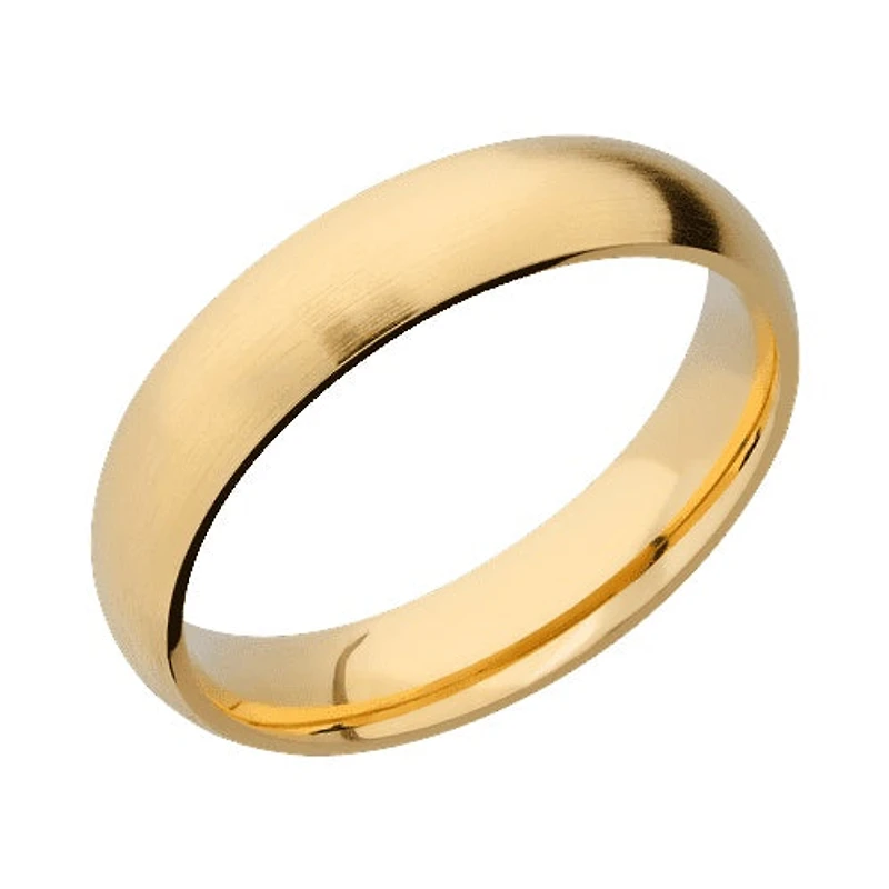 Lashbrook 10KT Yellow Gold Band with Satin Finish