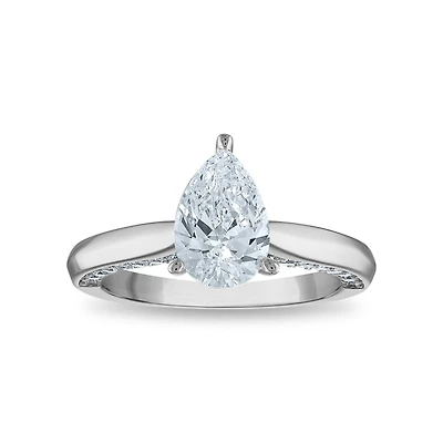 Signature EcoLove 2 CTW Lab Grown Diamond Solitaire Engagement Ring in 14KT Gold