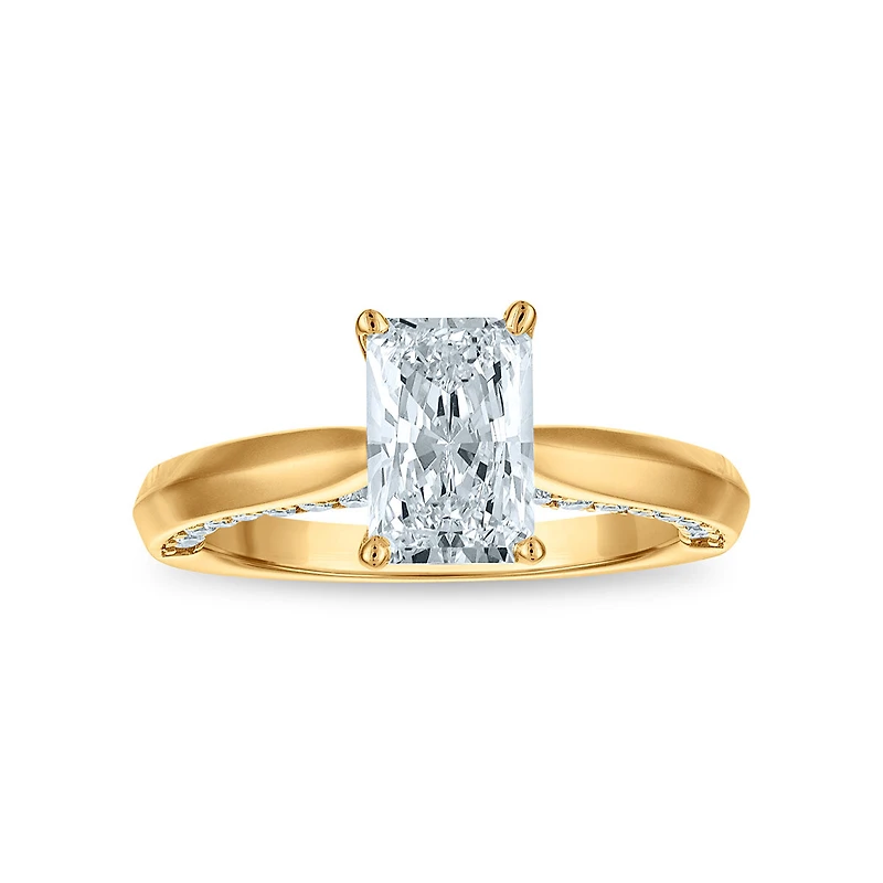 Signature EcoLove 2 CTW Lab Grown Diamond Solitaire Engagement Ring in 14KT Gold