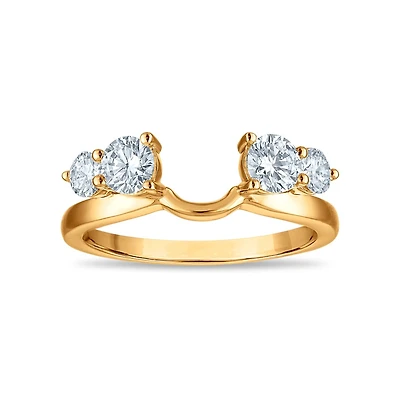 Signature EcoLove 3/4 CTW Lab Grown Diamond Ring Enhancer in 14KT Yellow Gold