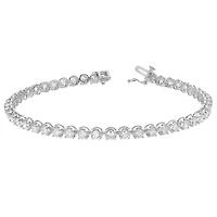 Signature EcoLove 5 CTW Lab Grown Diamond 7.25-inch Tennis Bracelet in 14KT White Gold