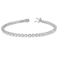 Signature EcoLove 7 CTW Lab Grown Diamond 7.25-inch Tennis Bracelet in 14KT White Gold