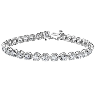 Signature EcoLove 9 CTW Lab Grown Diamond 7.25-inch Tennis Bracelet in 14KT White Gold