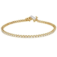 Signature EcoLove 2 CTW Lab Grown Diamond 7-inch Tennis Bracelet in 14KT Yellow Gold