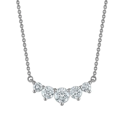 Signature EcoLove 2 CTW Lab Grown Diamond Necklace in 14KT Gold