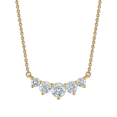 Signature EcoLove 2 CTW Lab Grown Diamond 18-inch Necklace in 14KT Yellow Gold