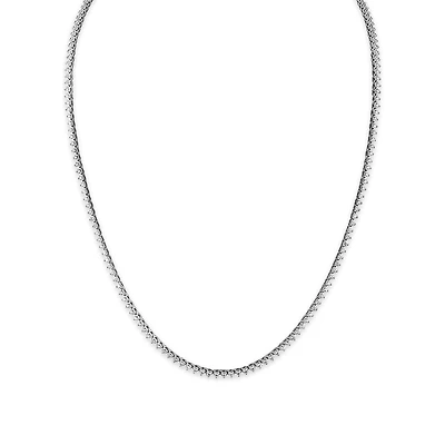 Signature EcoLove 3 CTW Lab Grown Diamond 18-inch Tennis Necklace in 14KT White Gold