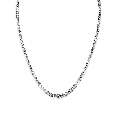 Signature EcoLove 7 CTW Lab Grown Diamond 18-inch Necklace in 14KT White Gold