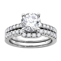 Signature EcoLove Diamond Dreams 2-1/3 CTW Lab Grown Diamond Bridal Set in Platinum