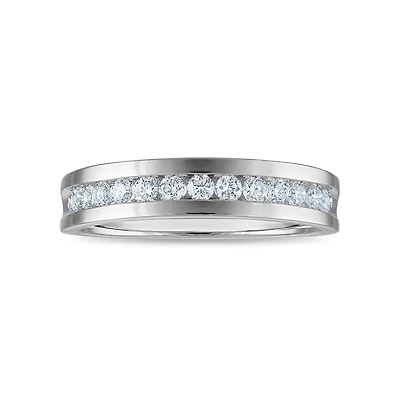 Signature EcoLove 1/2 CTW Lab Grown Diamond Wedding Ring in 14KT White Gold