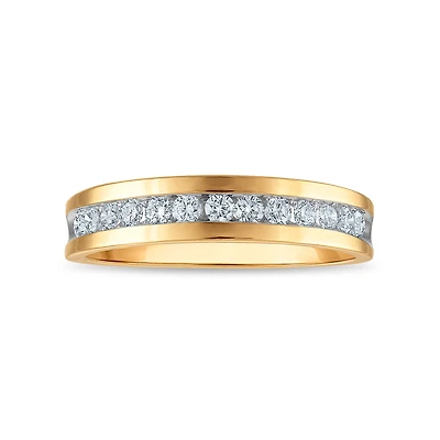 Signature EcoLove 1/2 CTW Lab Grown Diamond Wedding Ring in 14KT Yellow Gold
