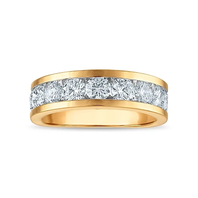 Signature EcoLove 3 CTW Lab Grown Diamond Wedding Ring in 14KT Yellow Gold