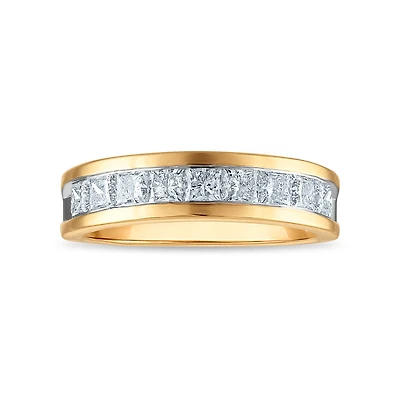 Signature EcoLove 2 CTW Lab Grown Diamond Wedding Ring in 14KT Yellow Gold