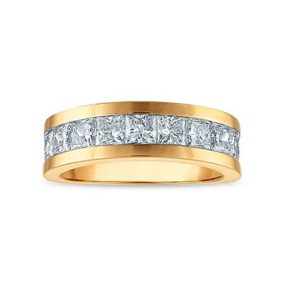Signature EcoLove 3 CTW Lab Grown Diamond Wedding Ring in 14KT Yellow Gold