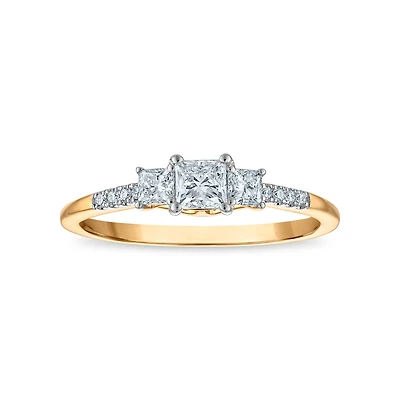 Signature EcoLove 1/2 CTW Lab Grown Diamond Ring in 14KT Yellow Gold