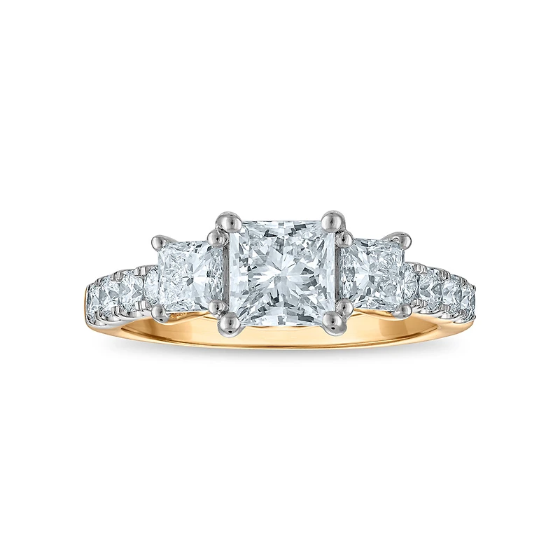 Signature EcoLove 2 CTW Lab Grown Diamond Three Stone Ring
