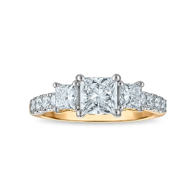 Signature EcoLove 2 CTW Lab Grown Diamond Three Stone Ring