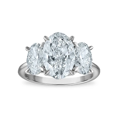 Signature EcoLove Diamond Dreams 5 CTW Lab Grown Diamond Anniversary Ring in 14KT White Gold