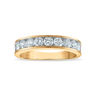 Signature EcoLove 1 CTW Lab Grown Diamond Ring in 14KT Yellow Gold