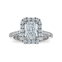 Signature EcoLove Diamond Dreams 1-7/8 CTW Lab Grown Diamond Halo Engagement Ring in 14KT White Gold