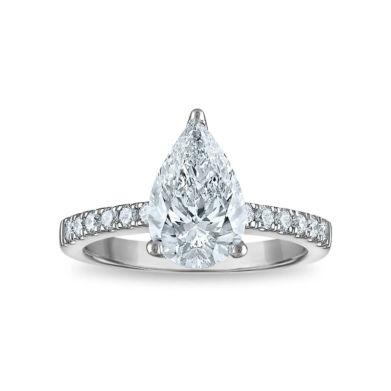 Signature EcoLove Diamond Dreams 2-1/2 CTW Lab Grown Diamond Engagement Ring in 14KT White Gold