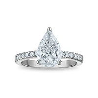 Signature EcoLove Diamond Dreams 2-1/2 CTW Lab Grown Diamond Engagement Ring in 14KT White Gold