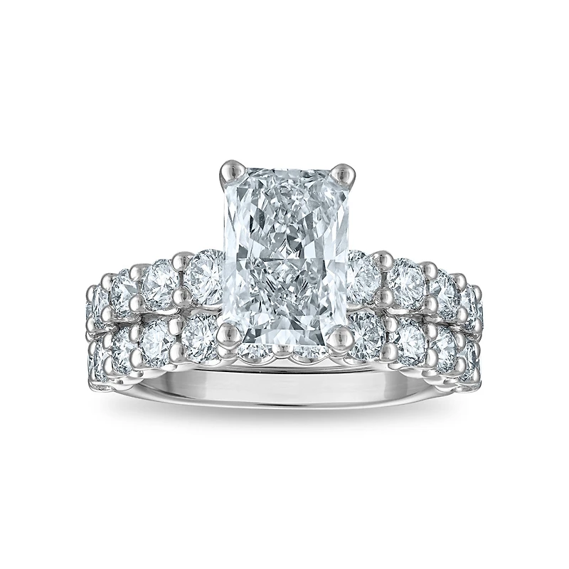 Signature EcoLove Diamond Dreams 4-1/2 CTW Lab Grown Diamond Bridal Set in 14KT White Gold