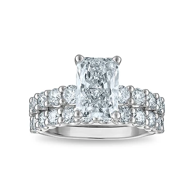 Signature EcoLove Diamond Dreams 4-1/2 CTW Lab Grown Diamond Bridal Set in 14KT White Gold