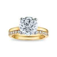 Signature EcoLove Diamond Dreams 3-1/4 CTW Lab Grown Diamond Bridal Set in 14KT Yellow Gold