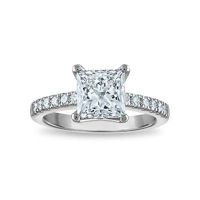 Signature EcoLove Diamond Dreams 2 CTW Lab Grown Diamond Engagement Ring in Platinum