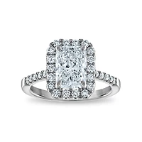 Signature EcoLove Diamond Dreams 2-1/2 CTW Lab Grown Diamond Halo Engagement Ring in Platinum
