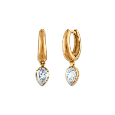 LoveSong 5/8 CTW Lab Grown Diamond Earrings in 18KT Gold Vermeil