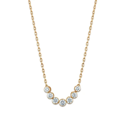 LoveSong 3/4 CTW Lab Grown Diamond Necklace in 18KT Gold Vermeil