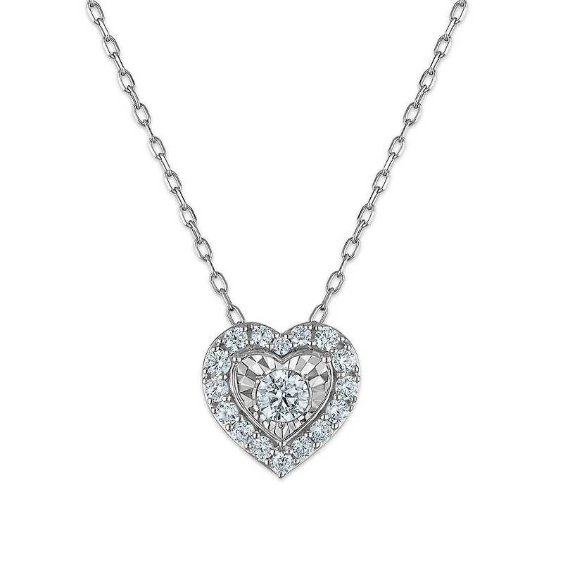 LoveSong EcoLove 1/2 CTW Lab Grown Diamond Heart Pendant