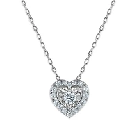 LoveSong EcoLove 1/2 CTW Lab Grown Diamond Heart Pendant