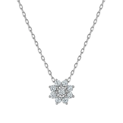 LoveSong EcoLove 1/3 CTW Lab Grown Flower Lab Grown Diamond Pendant