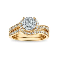 LoveSong EcoLove 5/8 CTW Lab Grown Diamond Bridal Set in 10KT Yellow Gold