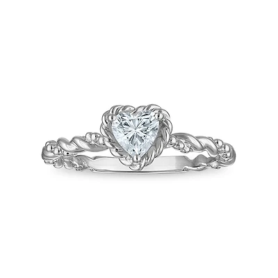 LoveSong EcoLove 1/2 CTW Lab Grown Diamond Ring in Sterling Silver