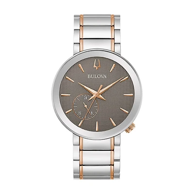 Bulova Gray Dial Stainless Steel Bracelet Latin GRAMMY. 98A309