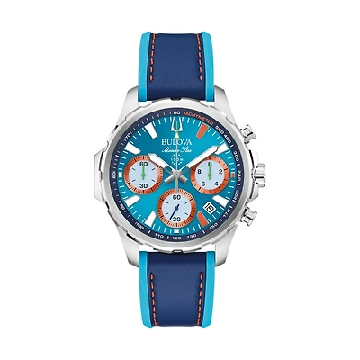 Bulova Marine Star 43MM Blue Dial E1 Team Miami. 96B460