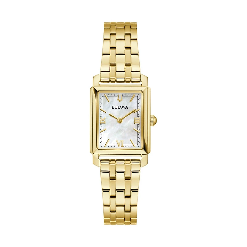 Bulova Womens Classic Goldtone Diamond Accent. 97L177