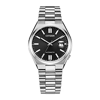 Citizen Tsuyosa 40MM Black Automatic Watch. NJ0150-56E
